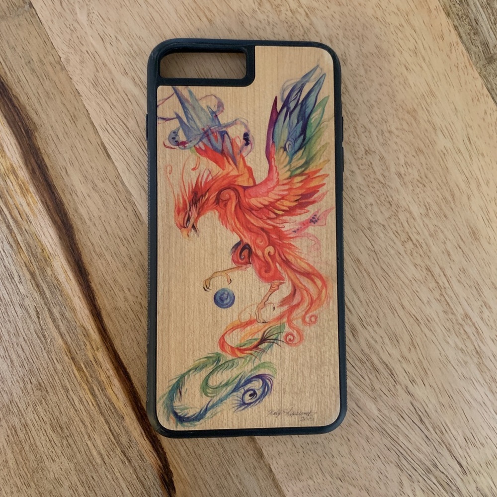 Carved Wood Katy Lipscomb iPhone XS Max case